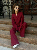 Chic Cotton Linen Two-Piece Set