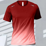 Men's Gradient Quick-Dry Sports Tee