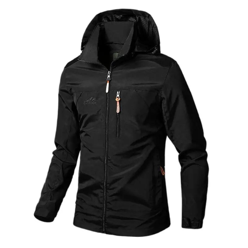 Men's Waterproof Military Hooded Windbreaker