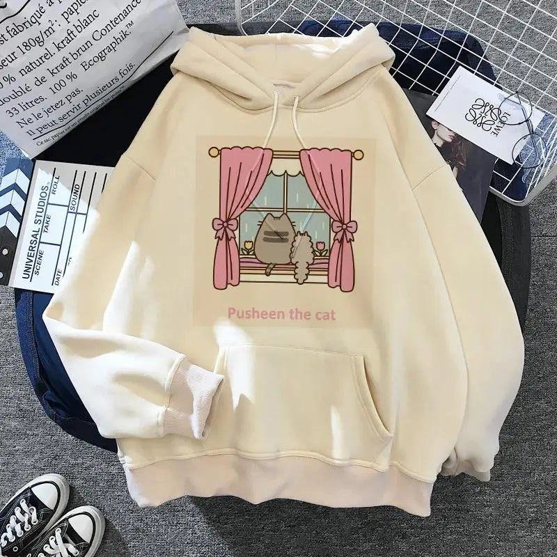 Kawaii Cat Ears Oversized Hoodie