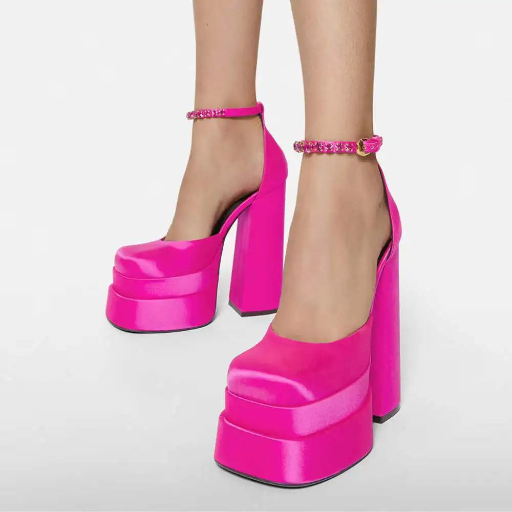 Retro Platform Mary Janes