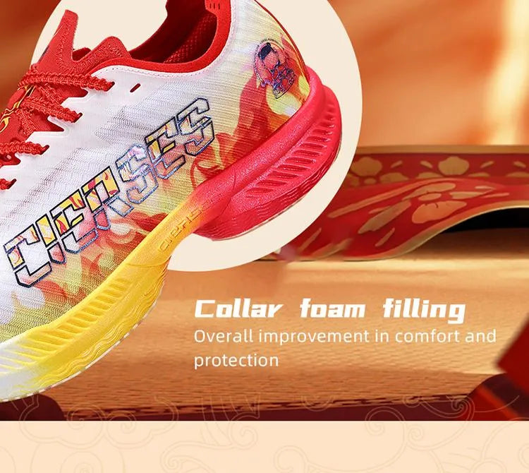 CIERSES NEZHA Marathon Men's Running Shoes Gym Trainers Zapatillas De Deporte Man Sneakers Ultralight Carbon Plate Sports Shoes