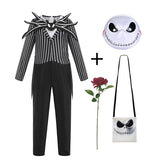 Classic The Nightmare Before Christmas Vintage Halloween Dress Sally Jack Jumpsuit Cosplay Clothes Children Fancy Party Apparel 3