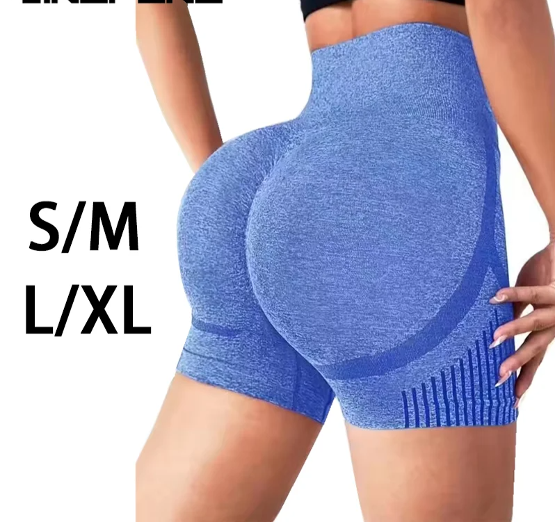 Women Yoga Shorts High Waist Workout Shorts Fitness Yoga Lift Butt Fitness Ladies Yoga Gym Running Short Pants Sportswear