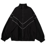 Hip Hop Varsity Jacket Men High Street Patchwork Color Black Windbreaker Coats Women Spring Autumn Thin Fashion College Jackets 5