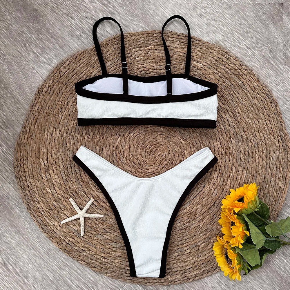Black White Bikini 2025 | Sexy Micro Swimsuit, Brazilian Women's Swimwear 5