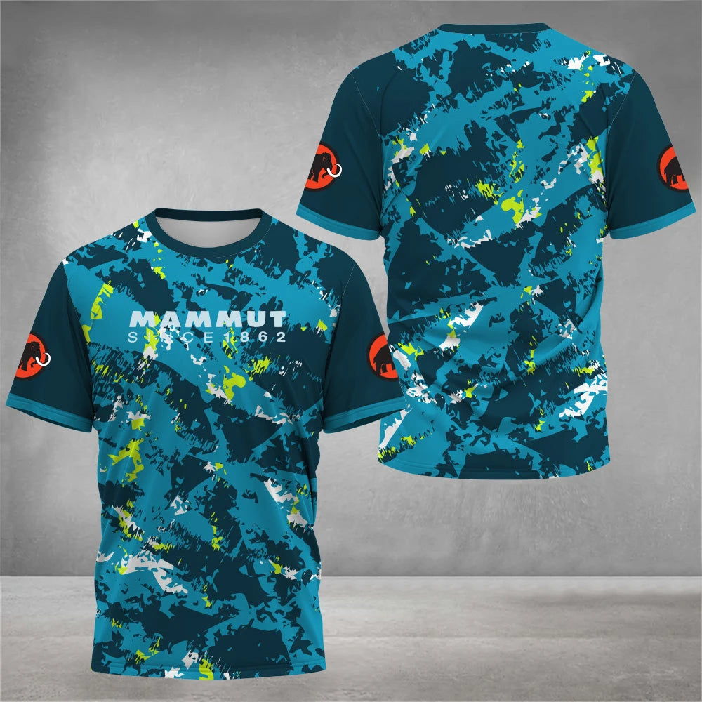 Men's Performance 3D Print Hiking Tee