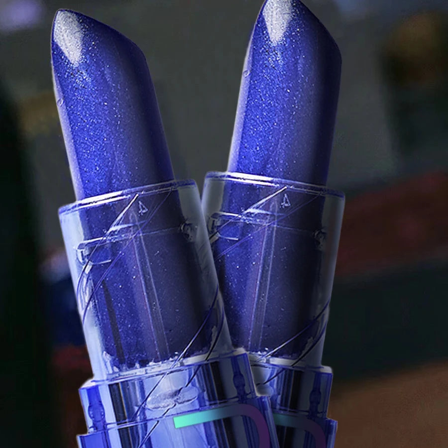 Blue Rose Lipstick Temperature Color Changing lipstic Moisturizing  Female Makeup products Sexy Lip tint Gloss Shiny Lipsticks 4