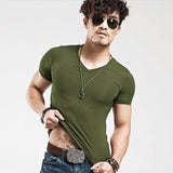 Men’s V-Neck Fitness T-Shirt