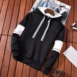 Men's Hoodies Long Sleeve Casual Printing With Letter Sweatshirts New Spring Hip Hop Pullover Sports Top Male Hooded Sweatshirts 3