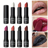 7 Colors Glitter Lipstick Hydrating Sparkling Shine Lip Color Nonstick Highly Pigmented Formula Gives Metallic Finish Lip Makeup 5