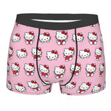 Hello Kitty Pattern Men’s Boxer Shorts