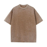 230G Cotton Retro T-shirt Drop-shoulder Sleeve Men Women Vintage Short-sleeve T Shirts TheFashionFever 5