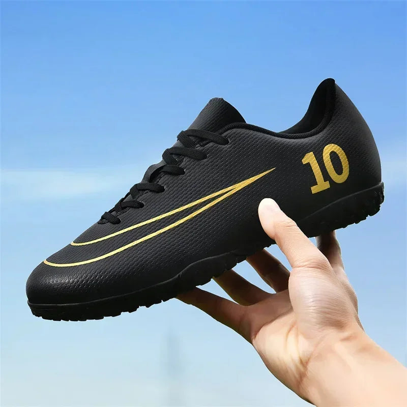 Men Adult Kids Training Football Boots Ultralight Soccer Shoes TF/FG Outdoor Sports Shoes Futsal Professional  High-quality 6