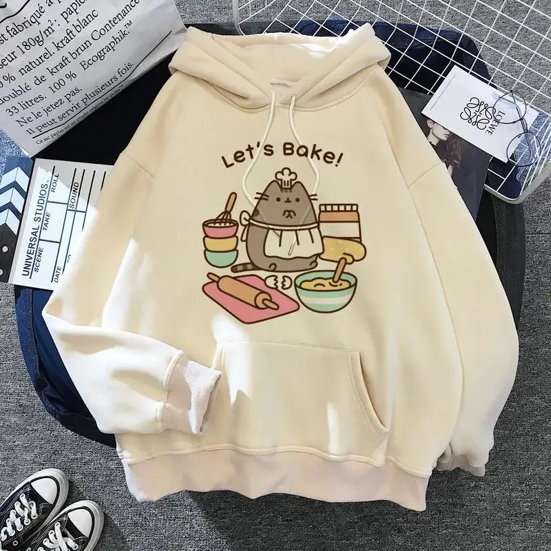Kawaii Cat Ears Oversized Hoodie
