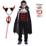 Kids' Gothic Vampire & Ghost Bride Costume