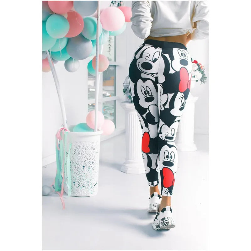 Cartoon Yoga Pants | Women's Sport Leggings | Casual Cartoon Pants | Gym Wear 3
