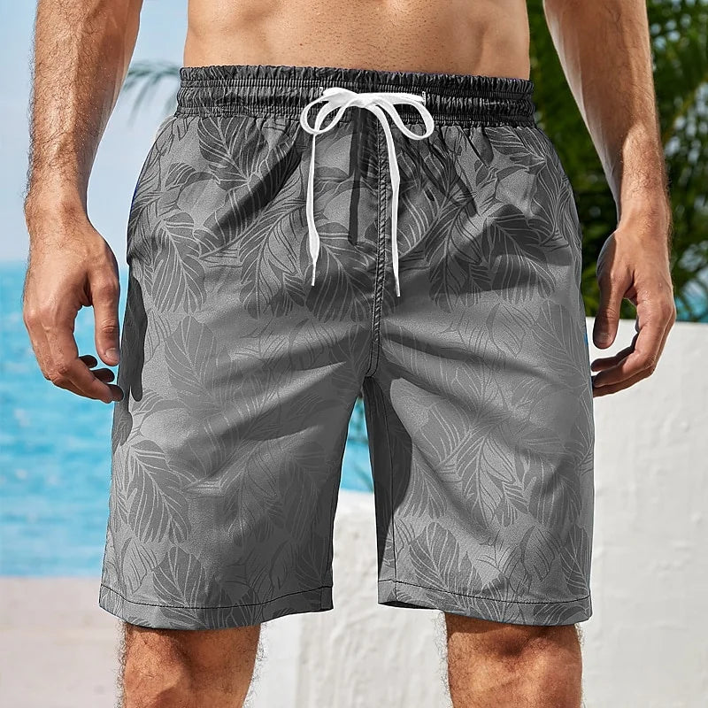 Gradient Graphic Beach Shorts For Men Colorful 3D Printed Board Shorts 5