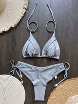 Chic Triangle Bikini Set | Women’s Brazilian Style Halter Swimwear