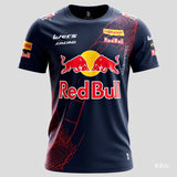2025 New Red Bull Racing 3D Men's T-shirt F1 Formula Racing Red Bull Racing Suit Extreme Sports High Quality Brand Training Suit 5