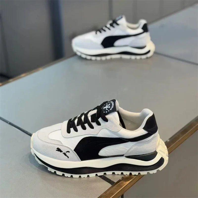 2025 Summer Casual Shoes Men's Sports Shoes Street Casual Platform Shoes Soft and Comfortable Non-slip Fashion Men's Shoes 2