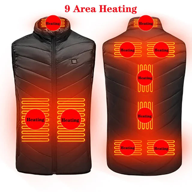 SA-Made Men’s 17-Zone Smart Electric Heated Vest