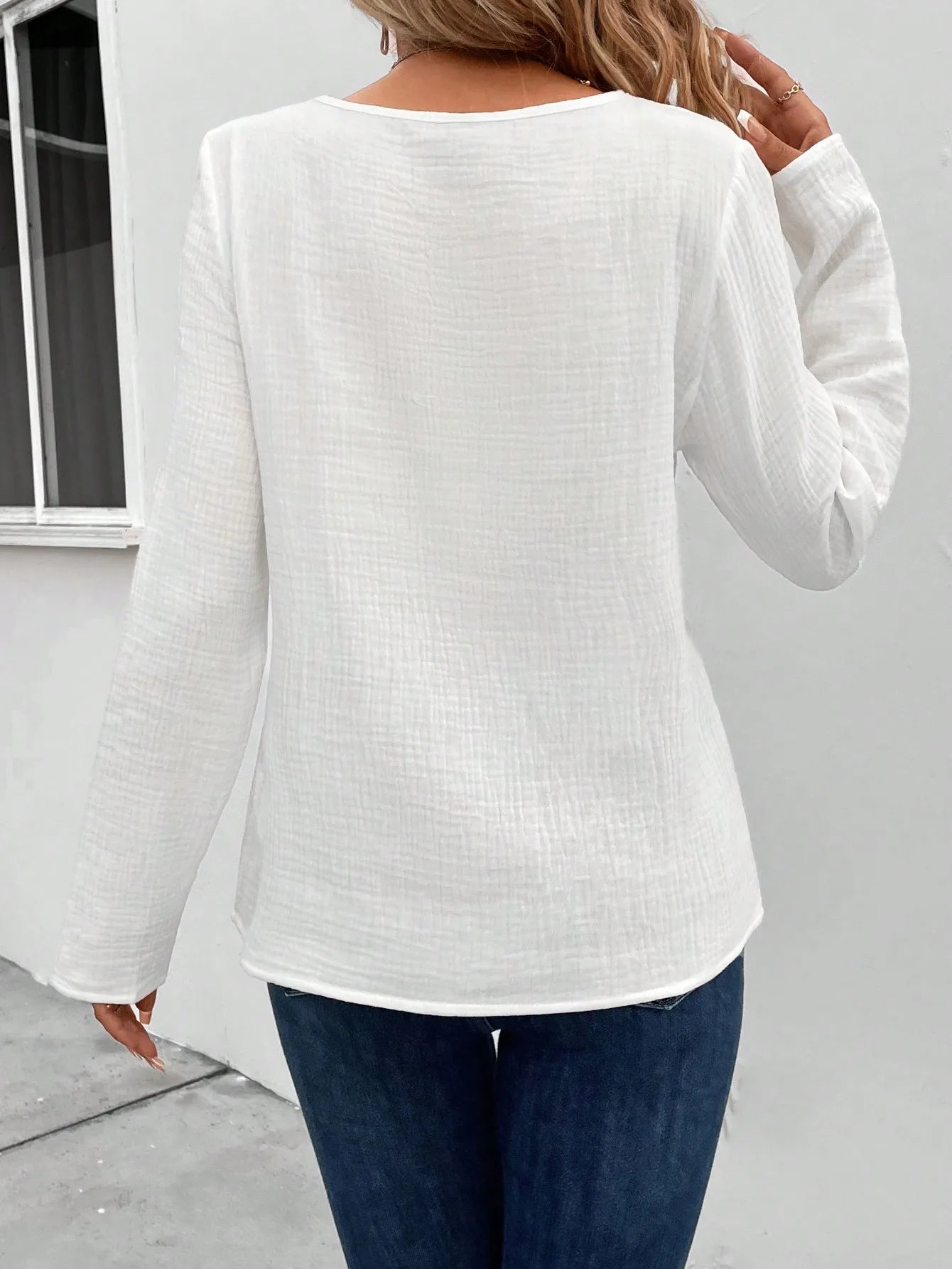 Cross border fashionable and elegant women's shirts in Europe and America 2