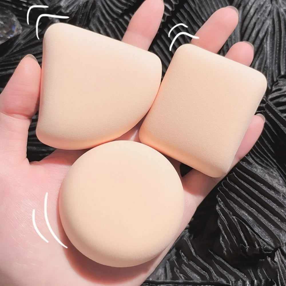 2/3pcs Makeup Sponge Puff, Reusable Dry And Wet Soft Air Cushion Puff, Suitable For Liquid Foundation, Foundation, Concealer 3