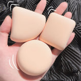 2/3pcs Makeup Sponge Puff, Reusable Dry And Wet Soft Air Cushion Puff, Suitable For Liquid Foundation, Foundation, Concealer 3