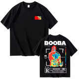 B2O T-shirts Men Fashion BOOBA Printed Short Sleeve T Shirt Women Casual Harajuku Streetwear Tee Tops