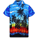 Hawaiian palm trees 3D Print Men Shirt 3