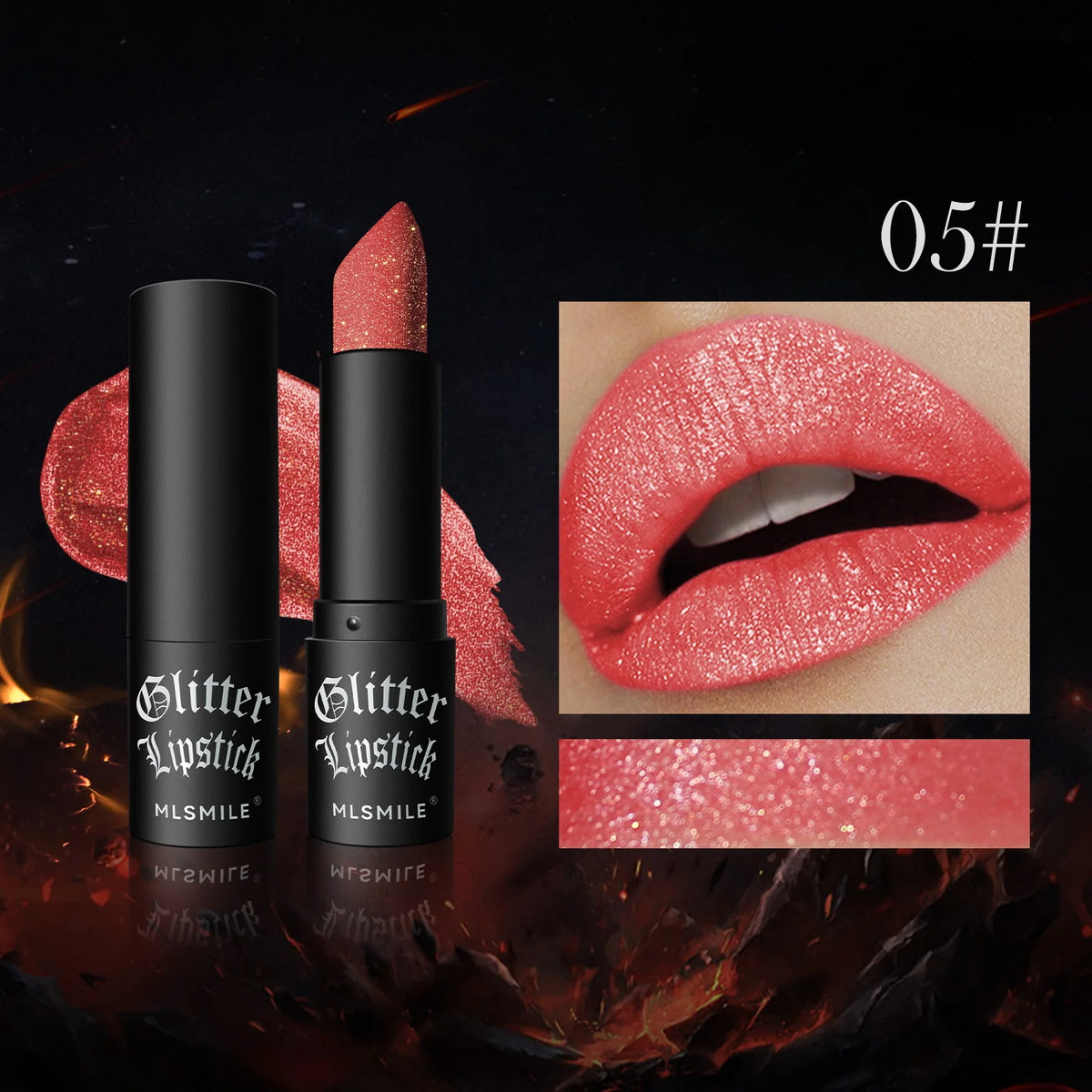 7-Color Sparkling Glitter Lipstick