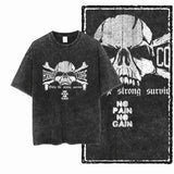Acid-Washed Graphic Performance Tee