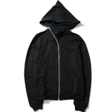 New Hoodies Men zipper Cardigan harajuku black sweatshirts hip hop swag style skateboard streetwear Cloak Hooded jacket coat 2