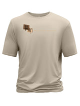 Creative Geometric Graphic Print Short Sleeve T-shirt for Men, Summer Outdoor Casual Crew Neck Top Shirt