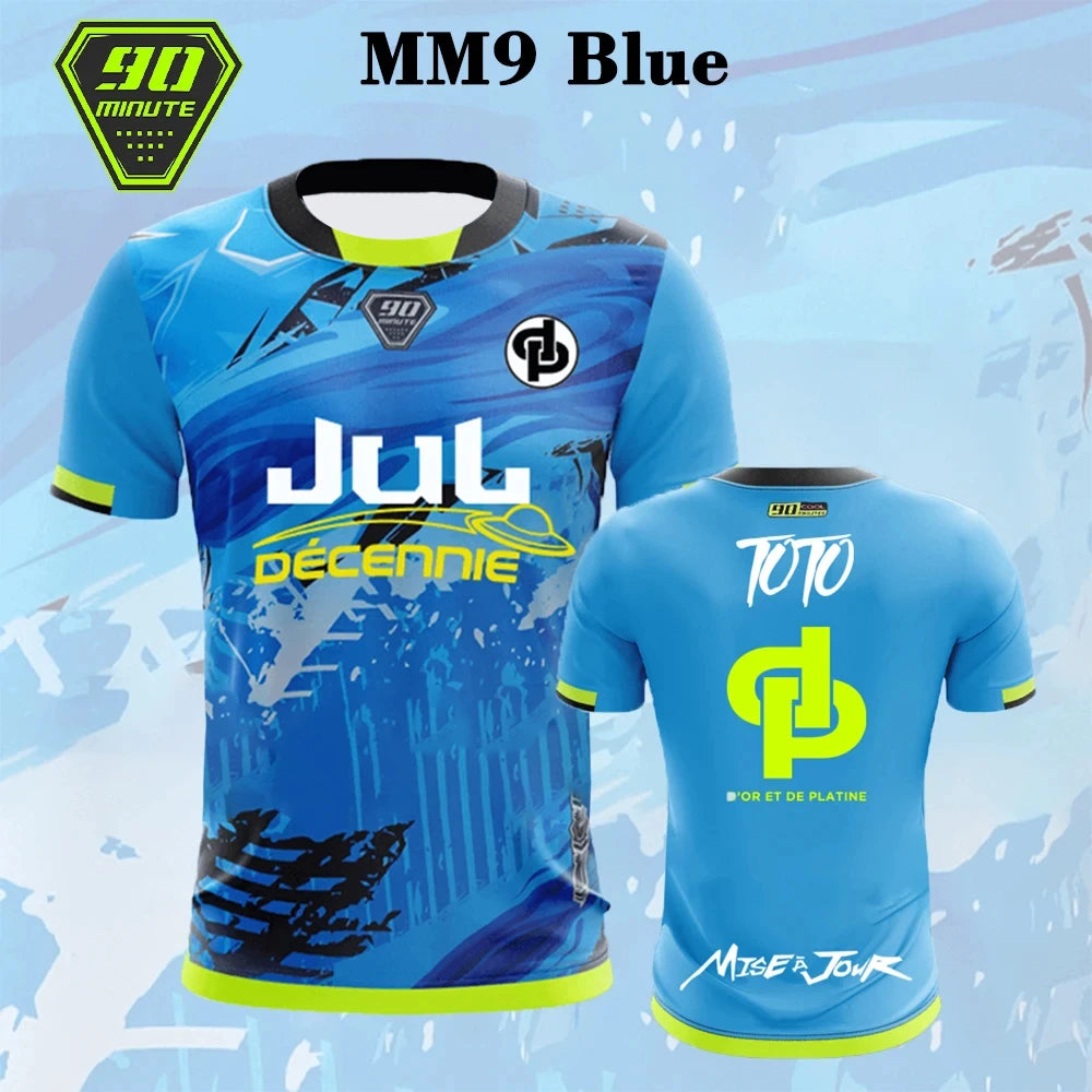 Jersey 90 Minute Mm9 Men's Street Wear 3d Printed Quick Drying Breathable T-shirt Children's 3d Round Neck Short Sleeve Top 4