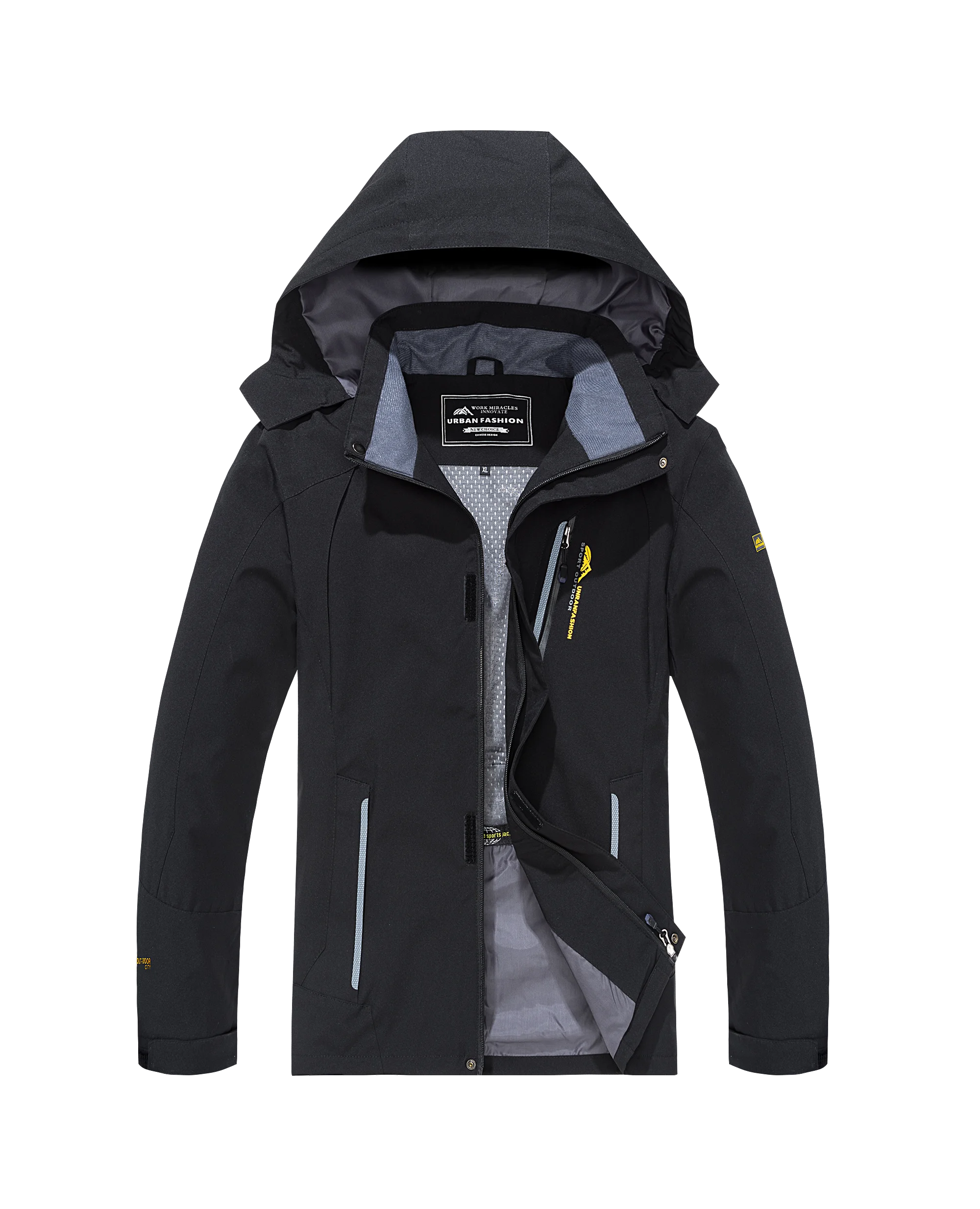 Men's Waterproof Hiking Jacket Large Size Windproof Windbreaker Camping Hunting Running Trekking Fishing Coat Men Outdoor 6