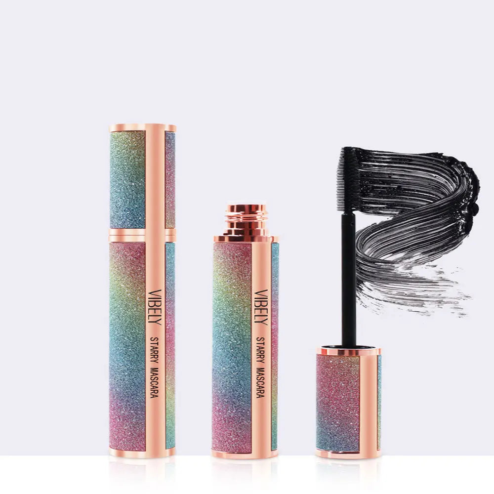 4D Brilliant Starry Sky Black  Mascara Slim, Thick, Curled, Waterproof, Long lasting, Non Staying Mascara 3