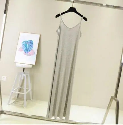 Spring-Summer-2024-Woman-Tank-Dress-Casual-Modal-Sexy-Camisole-Elastic-Female-Home-Beach-Dresses-O