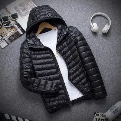 Men’s Ultra-Light Hooded Down Jacket
