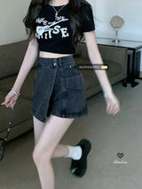 Kawaii-Hot-Girl-Denim-Skirt-Womens-Pleated-Skirt-Y2k-Fashion-Casual-College-Style-High-Waist-Slim
