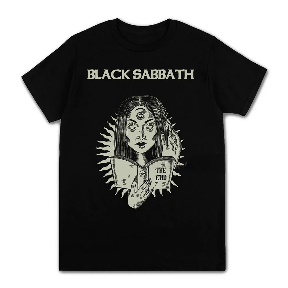 Black Metal Rock Band T shirt Men Women Fashion Casual Graphic Short Sleeve Short Sleeve Plus Size T Shirt Unisex 62474