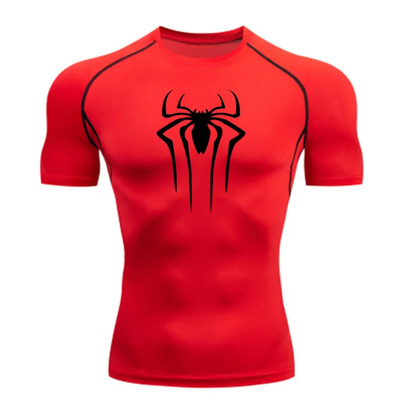 New Compression Shirt Men Fitness Gym Super Hero Sport Running T-Shirt Rashgard Tops Tee Quick Dry Short Sleeve T-Shirt For Men 5