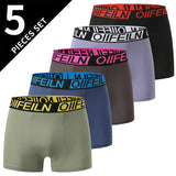 Men's Premium Gold Print Boxer Briefs (5 or 10 Pack)