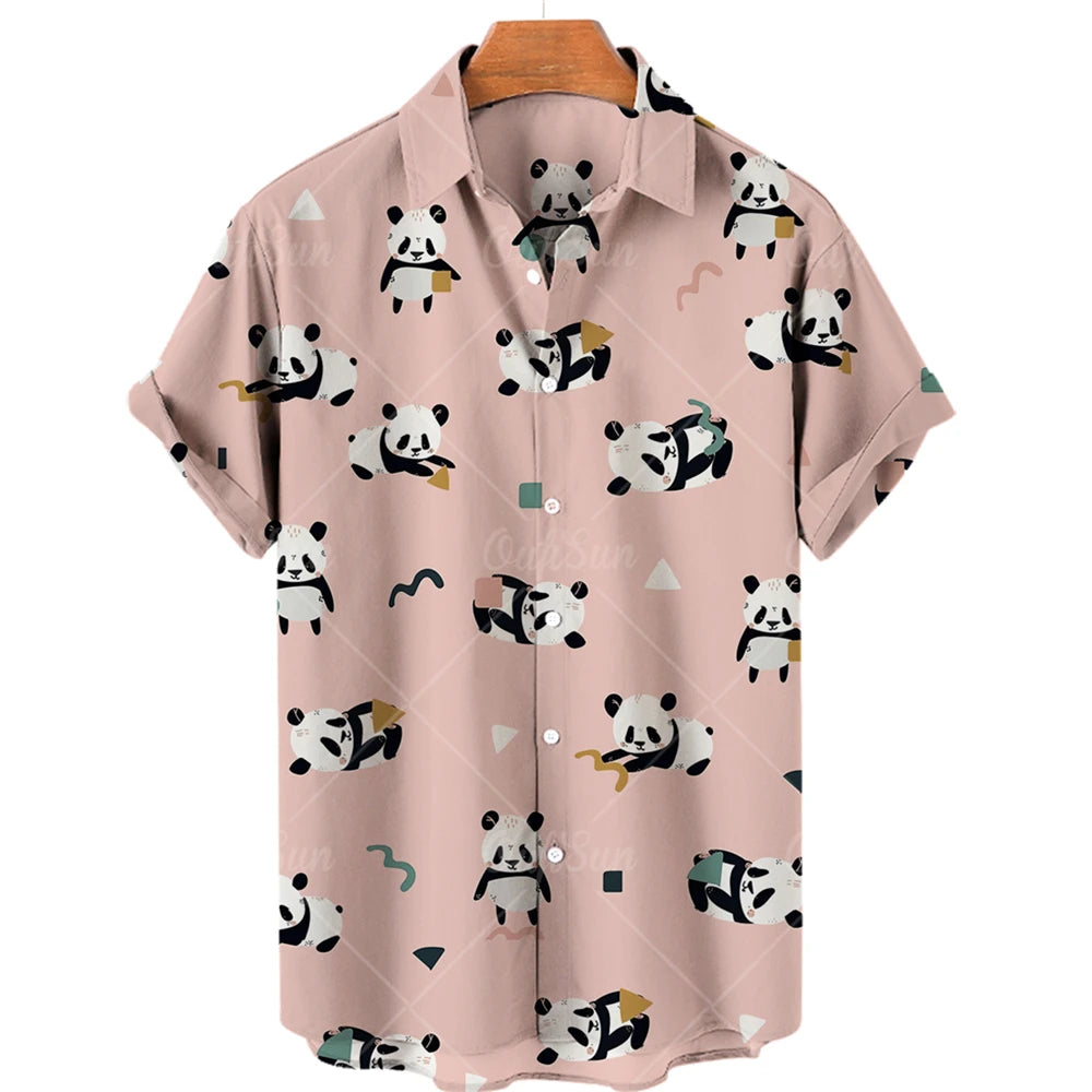 Duck-3d-Print-Shirts-Men-Fashion-Hawaiian-Shirt-Short-Sleeve-Casual-Beach-Shirts-Boys-Single-Breasted