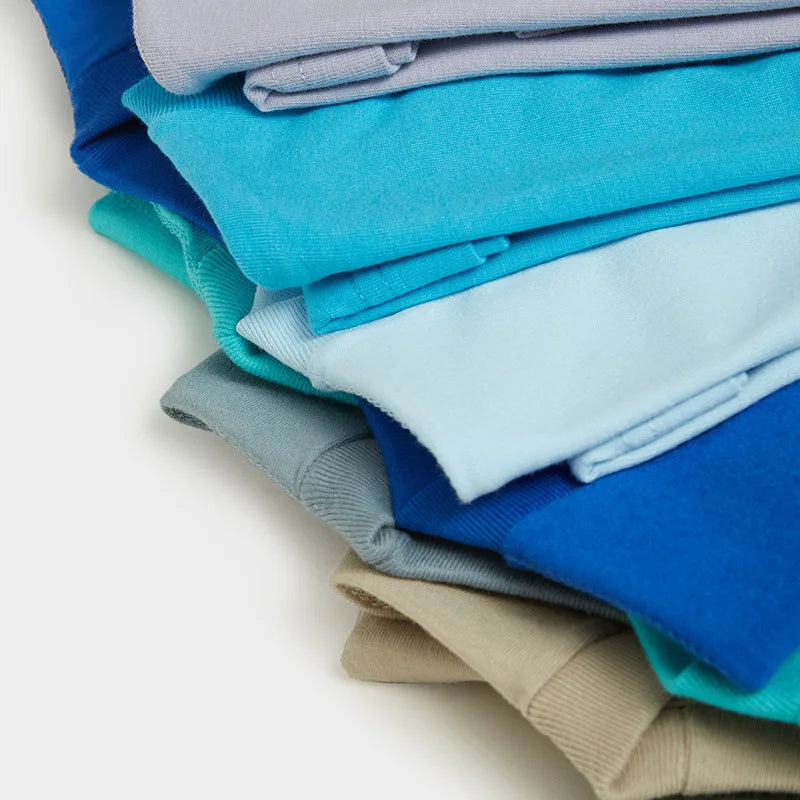 Loose Cotton Solid Tshirts Men Woman Short Sleeve Fashion Brand Trend Couple Clothing Tees Customized Candy Color Summer Tops 4