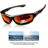 1/3PCS Vintage Sports Sunglasses Men Women Fishing Running Cycling Mountaineering Sport Man Sun Glasses Anti-Glare UV400 5