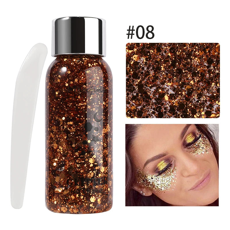 Sparkling All-Over Body & Hair Glitter Gel