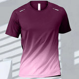 Men's Gradient Quick-Dry Sports Tee