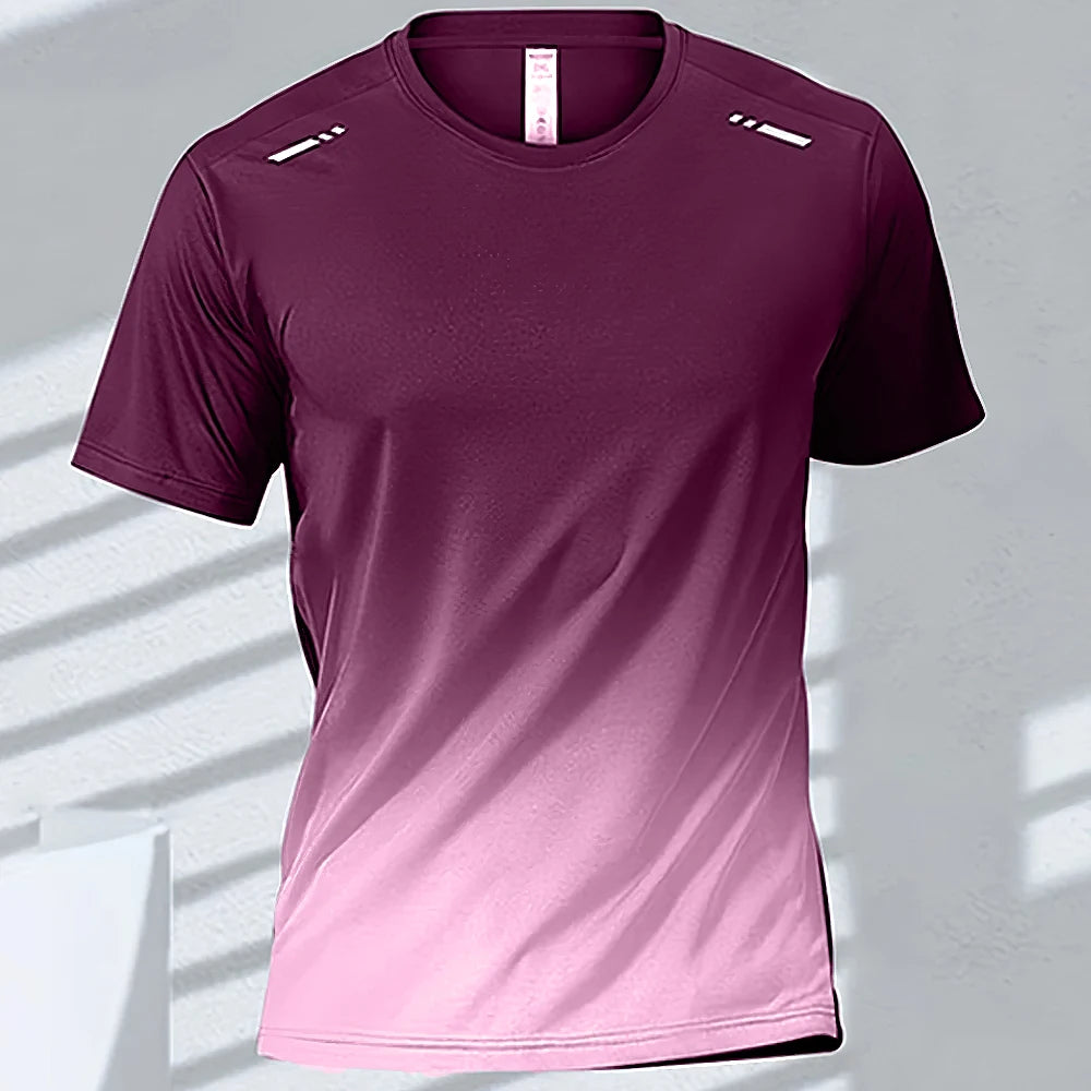 Men's Gradient Quick-Dry Sports Tee